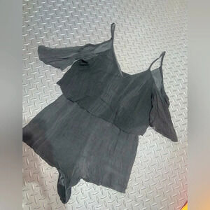 See you Monday grey romper